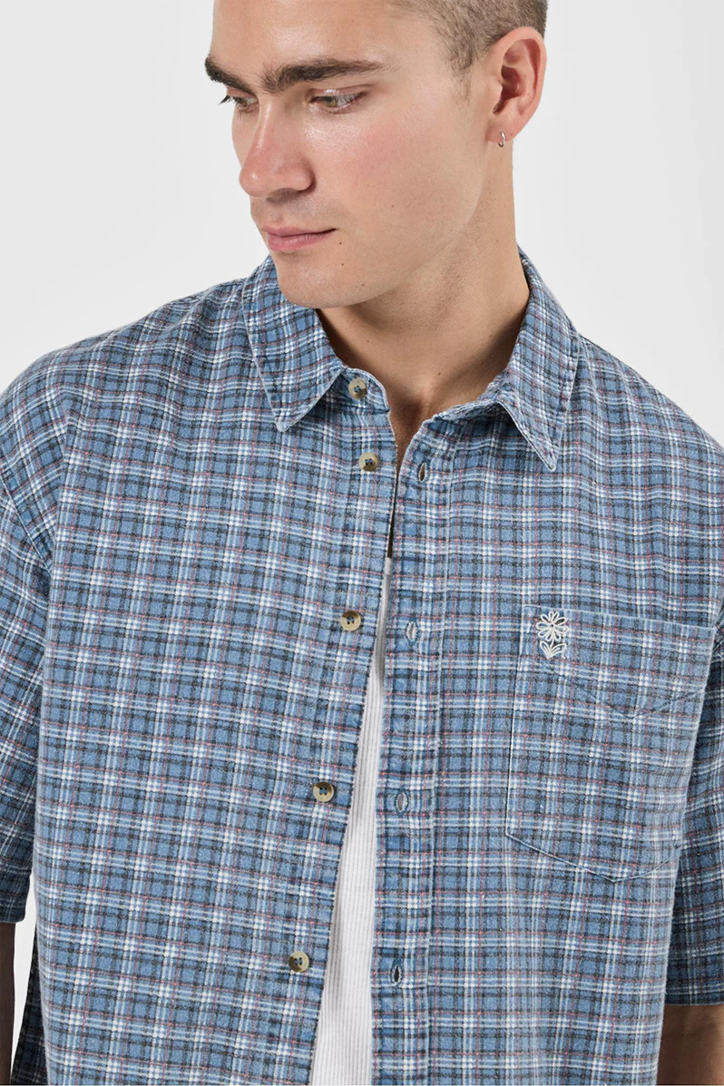 Mariner Check Shirt - Blue Collar - Image 4