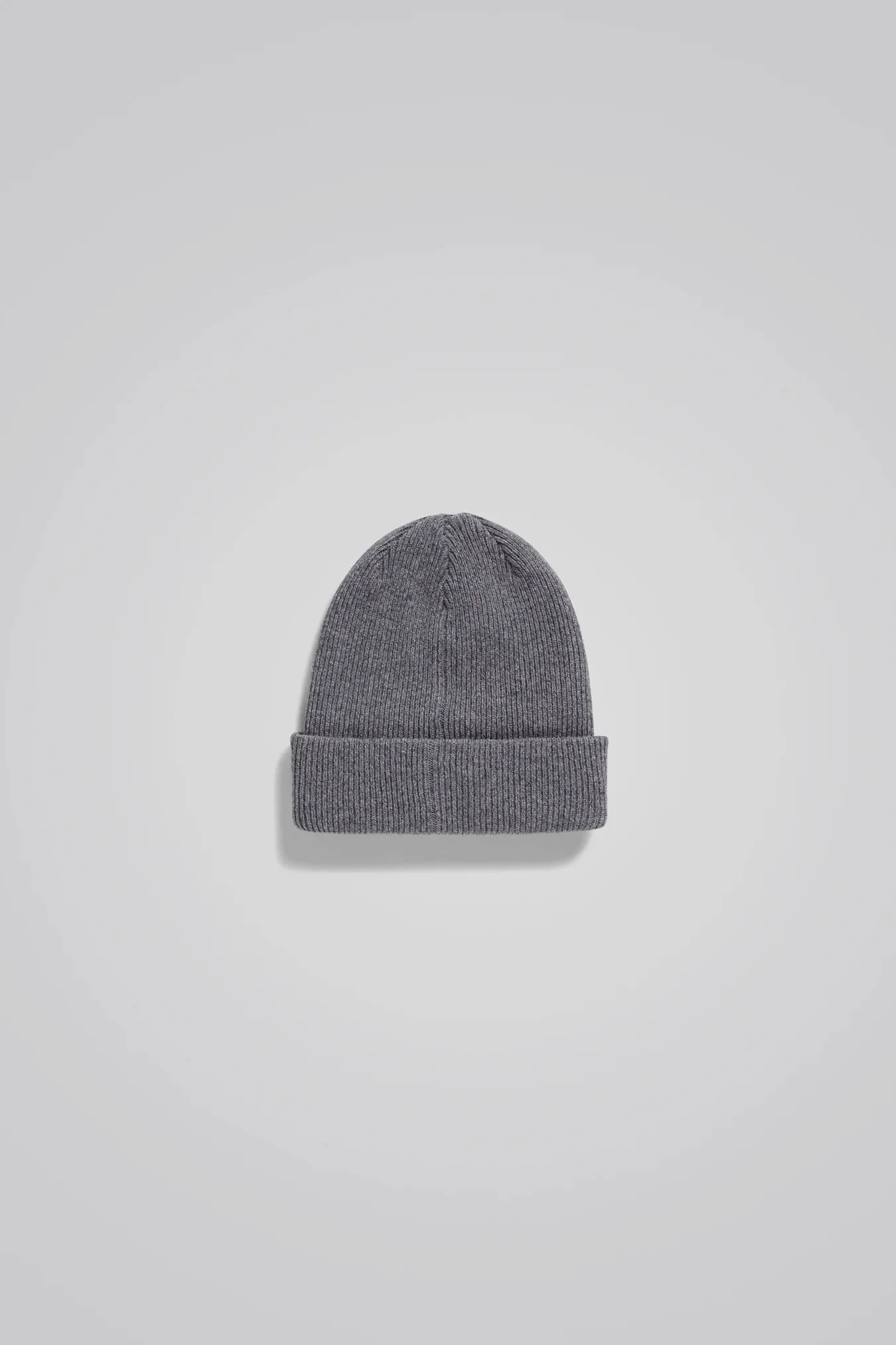 Norse Standard Merino Lambswool Beanie - Grey Melange - Image 3