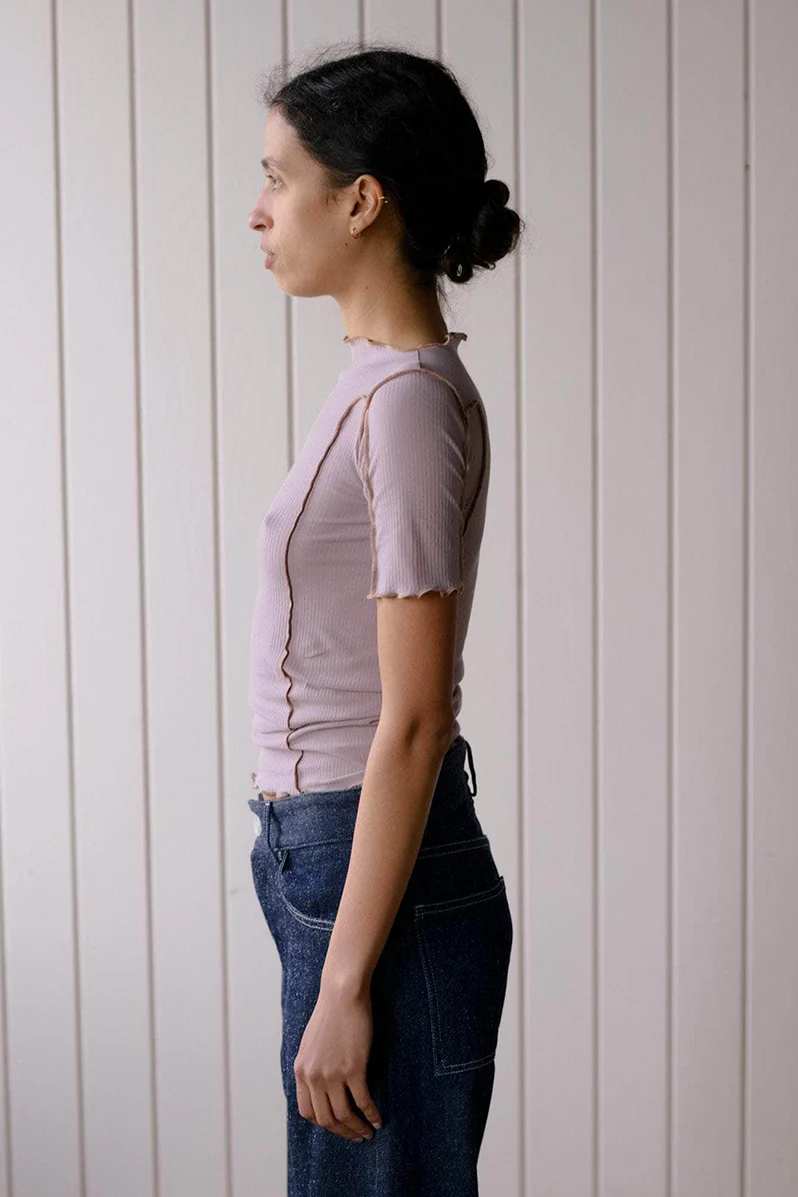 Omato 3/4 Tee - Verbe Purple / Aural - Image 3