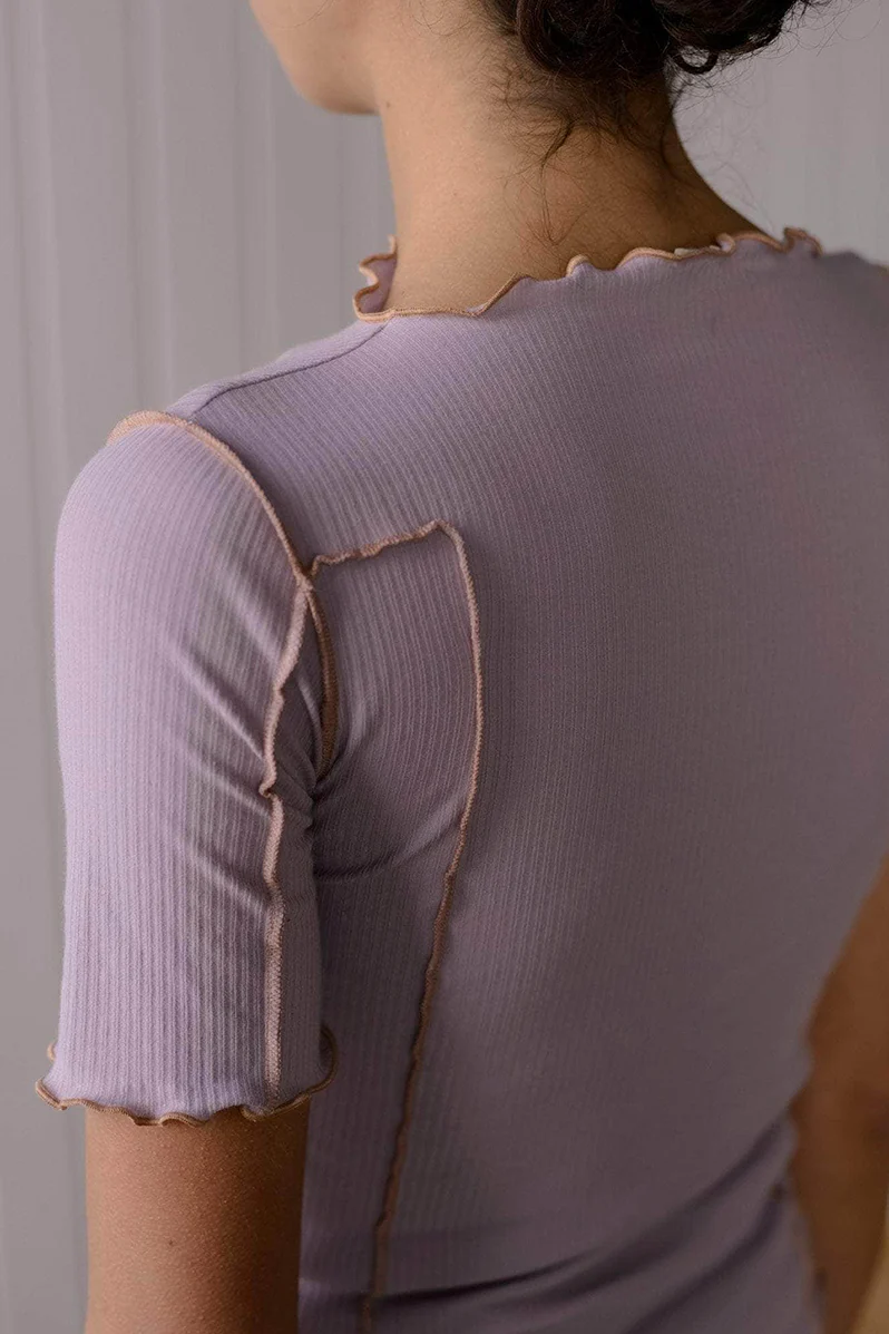 Omato 3/4 Tee - Verbe Purple / Aural - Image 5