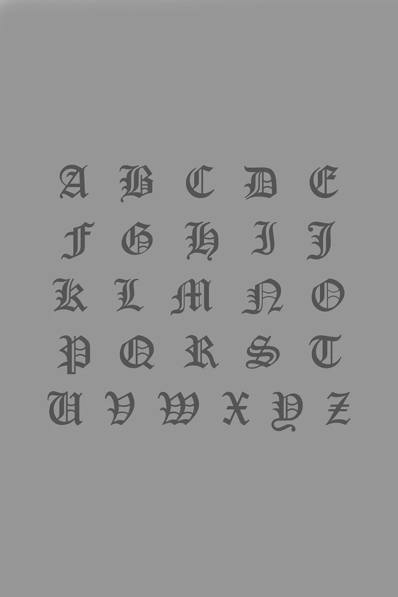 Petite Capital Letter Charm - Sterling Silver - Image 3